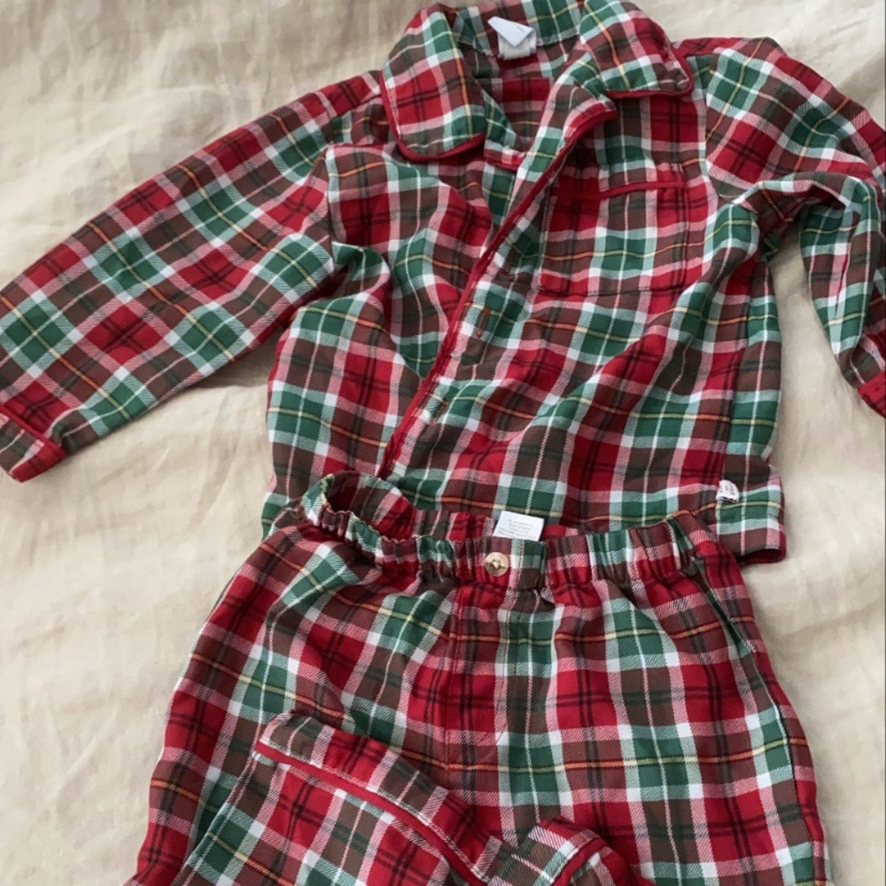 Janie and Jack top and bottom Pajamas